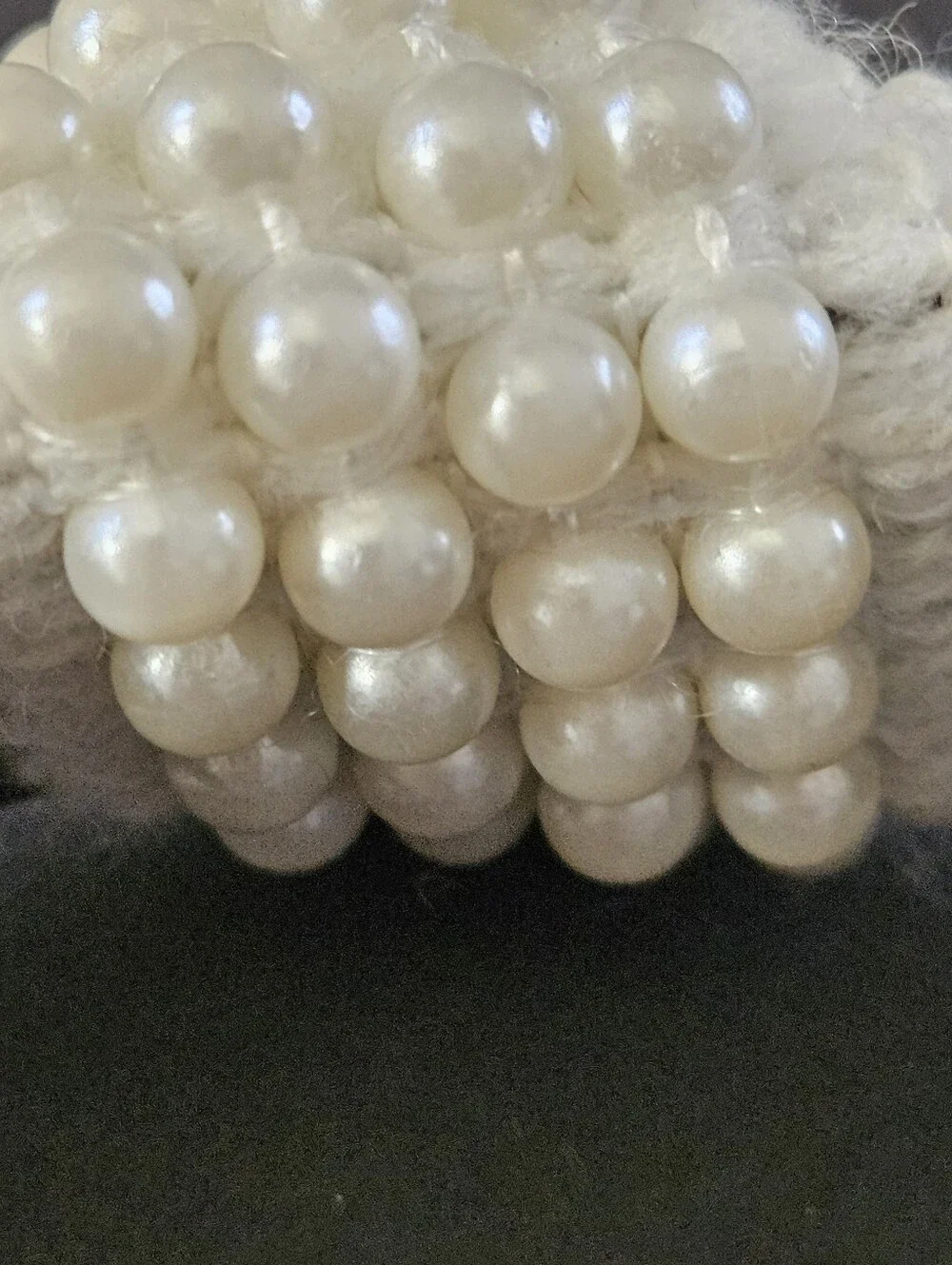 White Pearl Embellished Headband